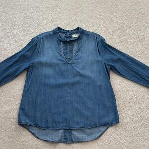Bella Dahl Blue Denim Blouse
